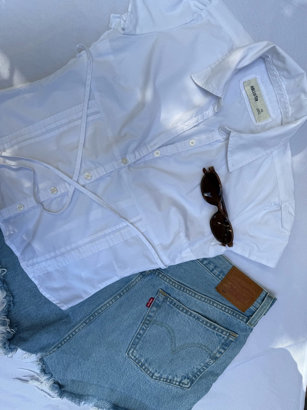 Hollister Sleeve Button-Down Shirt